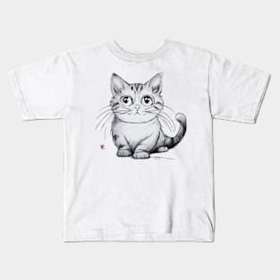 Cute Cat Kids T-Shirt